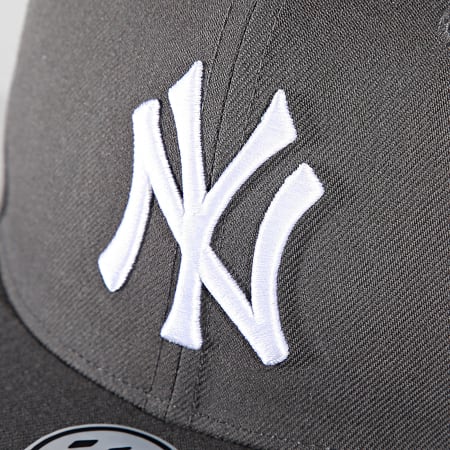 '47 Brand - Casquette Snapback Captain New York Yankees Gris Anthracite