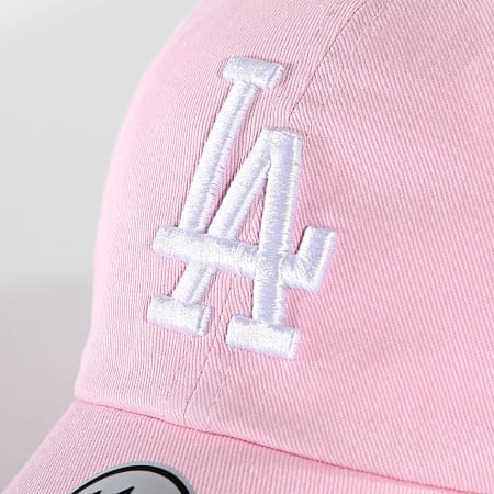 '47 Brand - Los Angeles Dodgers Gorra Clean Up Rosa