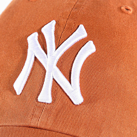 '47 Brand - Casquette Clean Up New York Yankees Orange
