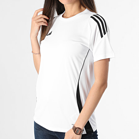Adidas Sportswear - Tee Shirt Femme Tiro24 IS1024 Blanc