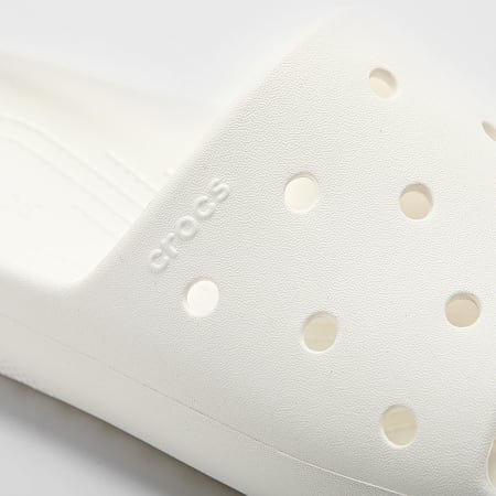 Crocs - Claquettes Classic Slide V2 Blanc