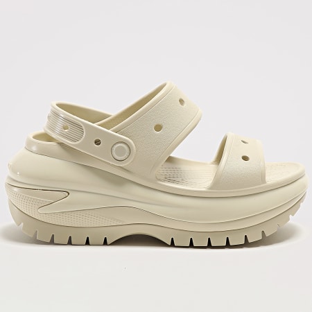 Crocs - Sandalia Mega Crush Mujer 207989 Hueso