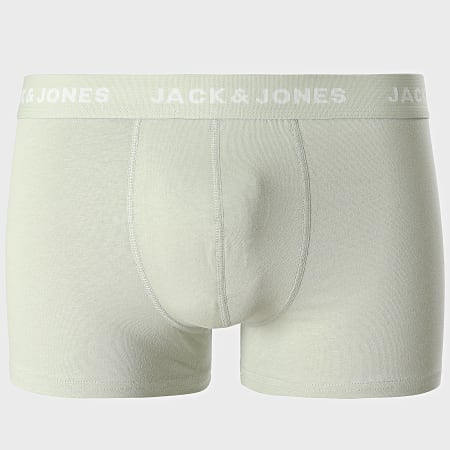 Jack And Jones - Confezione da 5 boxer Hudson rosa verde chiaro blu navy