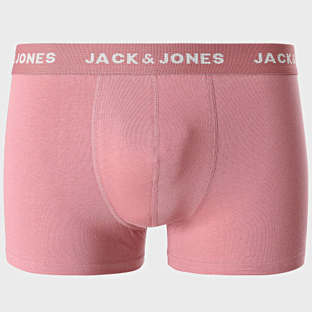 Jack And Jones - Pack De 5 Boxers Hudson Rosa Verde Claro Azul Marino