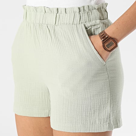 Only - Shorts Theis Life Mujer Verde claro