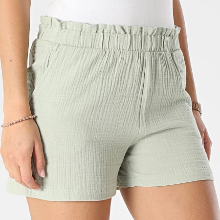 Only - Shorts Theis Life Mujer Verde claro