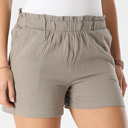 Only - Short Femme Theis Life Marron