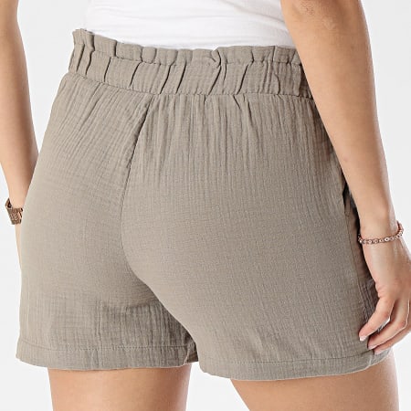 Only - Short Theis Life Mujer Marrón