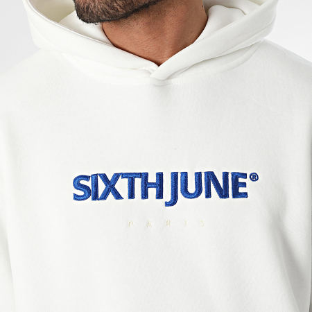 Sixth June - Sweat Capuche Blanc