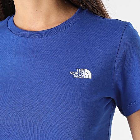 The North Face - Tee Shirt Femme Simple Dome A87NH Bleu Roi