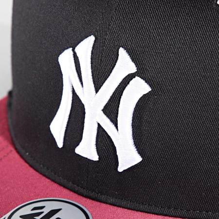 '47 Brand - Capitano New York Yankees Snapback Cap Nero Rosso