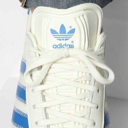 Adidas Originals - Baskets Gazelle IG6198 Ivory Blue Bird Gold Metallic