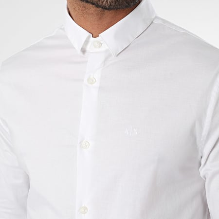 Armani Exchange - Camicia a maniche lunghe 8NZC31-ZN28Z Bianco