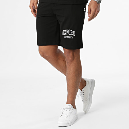 Armita - Set di maglietta e pantaloncini da jogging neri