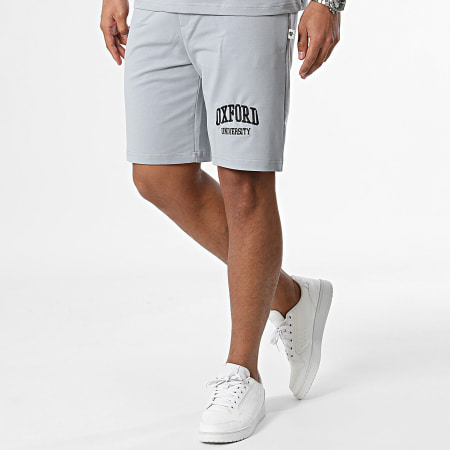 Armita - Set di maglietta e pantaloncini da jogging grigi