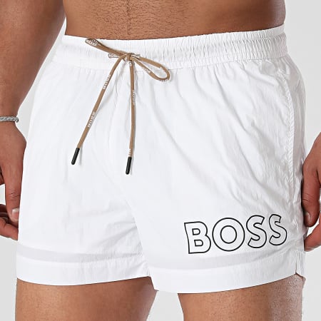BOSS - Shorts de baño Mooneye 50469280 Blanco
