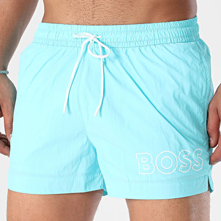 BOSS - Shorts de baño Mooneye 50469280 Azul claro