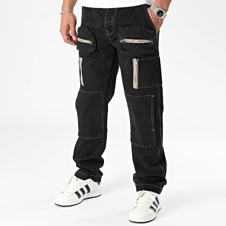 Classic Series - Pantaloni Cargo Jean neri