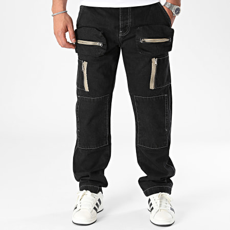 Classic Series - Pantaloni Cargo Jean neri