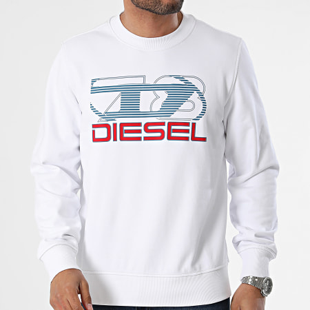 Diesel - Ginn Felpa girocollo A12508-0HAYT Bianco