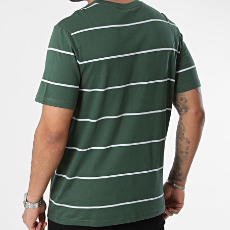 Element - Camiseta de rayas Basic Pocket Verde oscuro