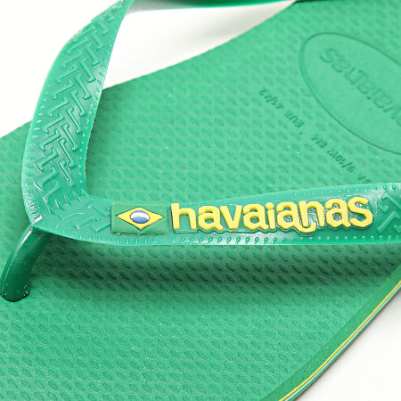 Havaianas - Infradito Brasil Logo Colors Verde
