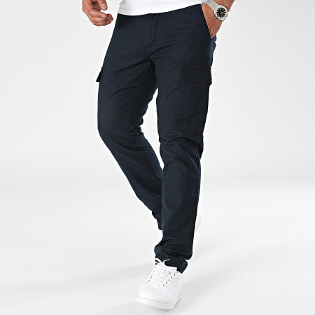 Indicode Jeans - Leonardo 60-069 Pantaloni cargo blu navy