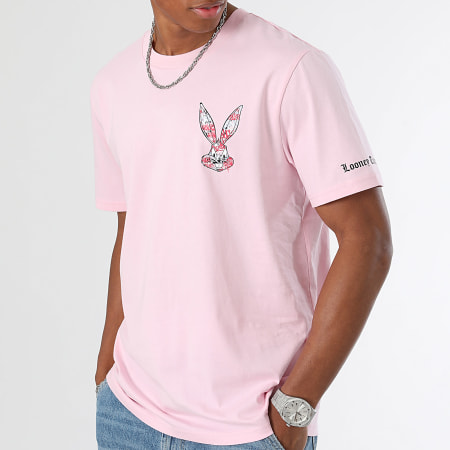 Looney Tunes - Tee Shirt Oversize Bugs Bunny Pink Minimal Pink