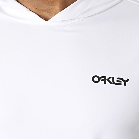 Oakley - Tee Shirt Manches Longues Capuche Rainbow FOA404288 Blanc