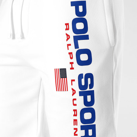 Polo Sport Ralph Lauren - Pantaloncini da jogging Logo Sport Bianco