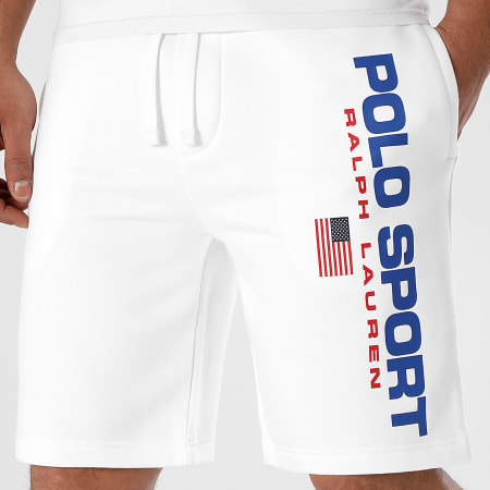 Polo Sport Ralph Lauren - Pantaloncini da jogging Logo Sport Bianco