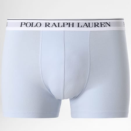Polo Ralph Lauren - Juego De 3 Boxers Negro Rosa Celeste