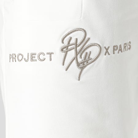Project X Paris - Short Jogging 2240218 Blanc Beige