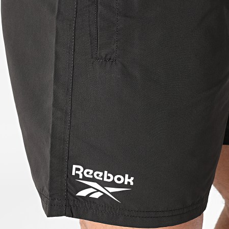 Reebok - L5-71064 Shorts de baño Negro Verde