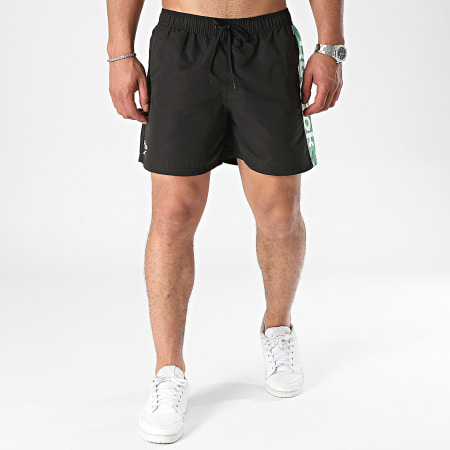 Reebok - L5-71064 Shorts de baño Negro Verde