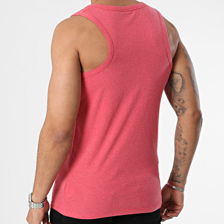 Superdry - Camiseta de tirantes Essential Logo M6010819A Rosa jaspeado