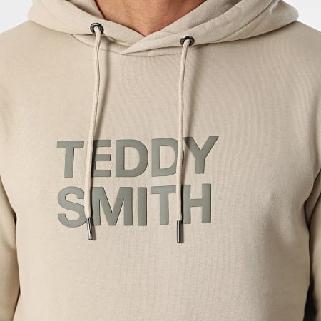 Teddy Smith - Felpa con cappuccio Siclass 10816368D Beige scuro