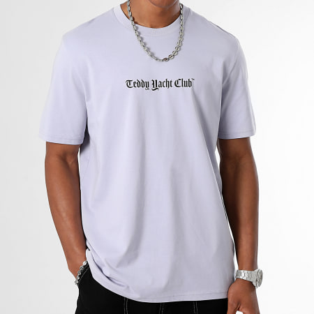 Teddy Yacht Club - Camiseta oversize Street Couture Gradient Lavender