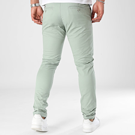 Tiffosi - Pantalones chinos 10036813 verde caqui