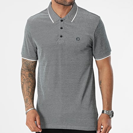 Tiffosi - Polo Manches Courtes Theo 10054107 Gris Anthracite Chiné