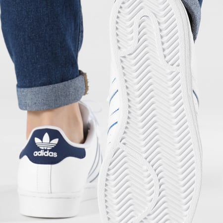 Adidas Originals - Sneakers Superstar Donna IE0268 Footwear White Dark Blue Blue Bird