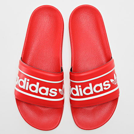Adidas Originals - Sandali Adilette ID5796 Rosso
