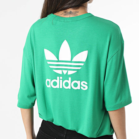 Adidas Originals - Tee Shirt Oversize Femme IR8063 Vert