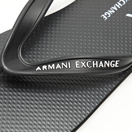Armani Exchange - Tongs XUQ002-XV676 Noir