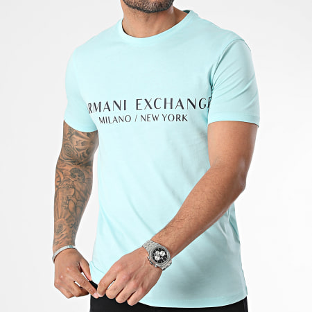 Armani Exchange - Tee Shirt 8NZT72-Z8H4Z Bleu Clair