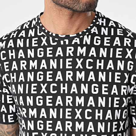 Armani Exchange - Tee Shirt 3DZTJW-ZJH4Z Noir Blanc