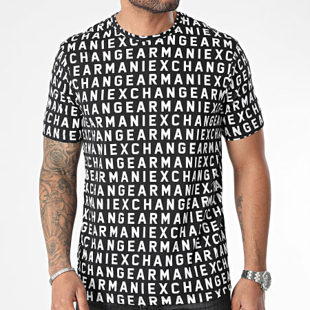 Armani Exchange - Tee Shirt 3DZTJW-ZJH4Z Noir Blanc
