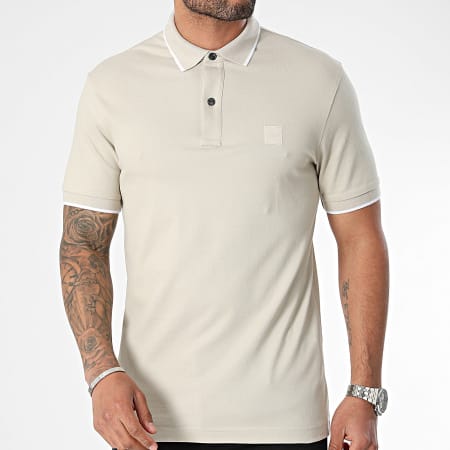 BOSS - Polo Manches Courtes Passertip 50507699 Beige