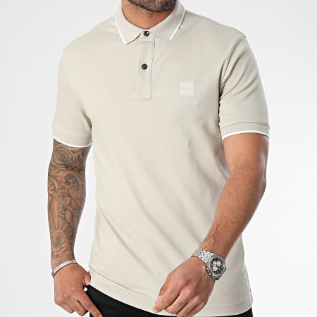 BOSS - Polo Manches Courtes Passertip 50507699 Beige
