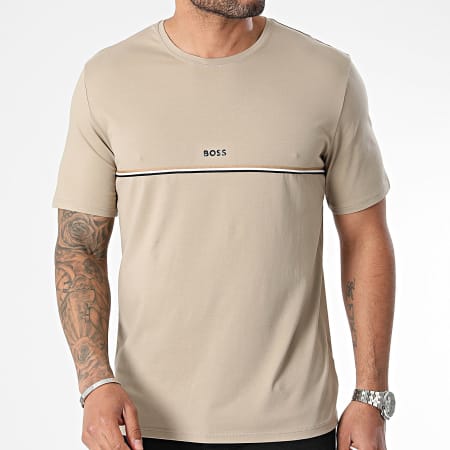 BOSS - Tee Shirt Unique 50515395 Marron